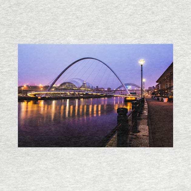 Newcastle Bridges by Reg-K-Atkinson